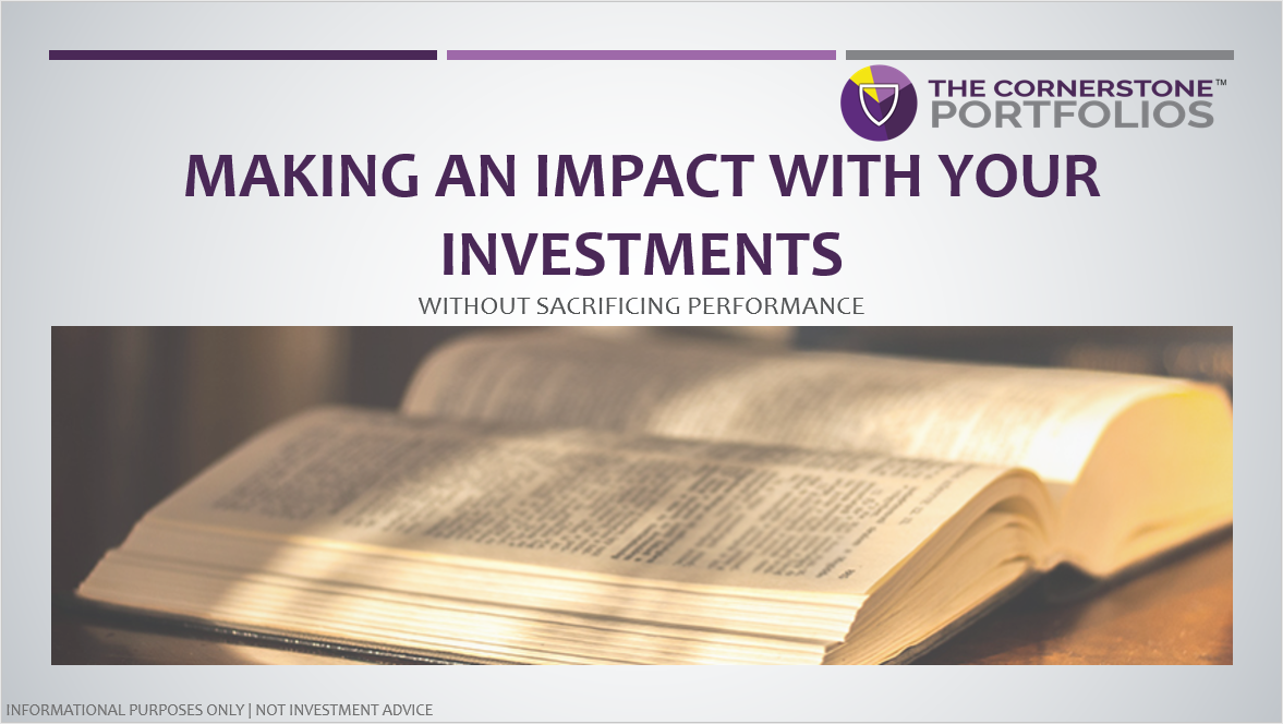 How to make an impact with your investments without sacrificing performance