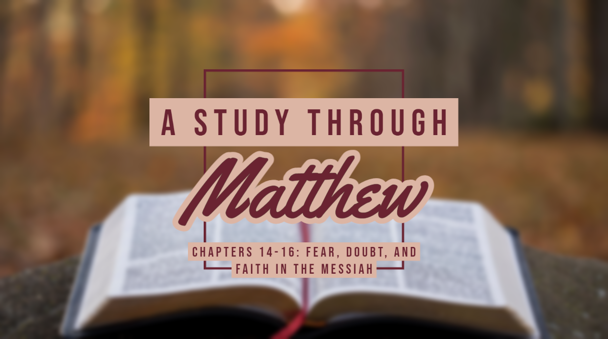 Fear, Doubt, and Faith in the Messiah: A Study Through Matthew (Part 8)