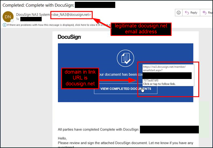 Is that DocuSign email legit?